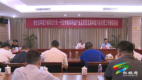 楊同光到松桃調(diào)研錳產(chǎn)業(yè)高質(zhì)量發(fā)展和錳污染治理工作座談會召開