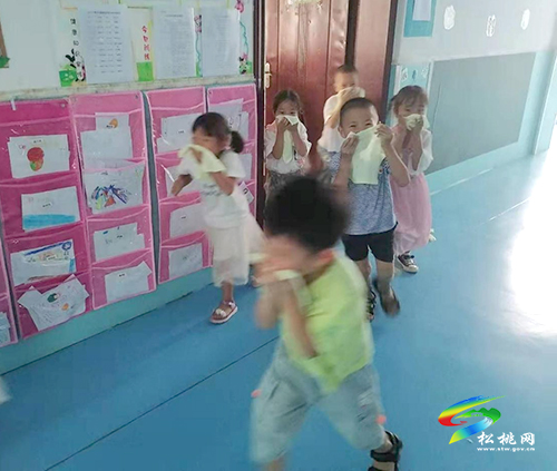 大路幼兒園開展消防演練主題教育活動