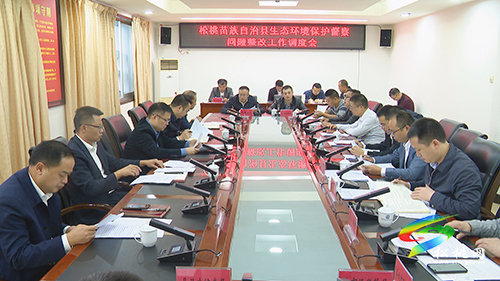 松桃苗族自治縣生態(tài)環(huán)境保護督察問題整改工作調(diào)度會召開