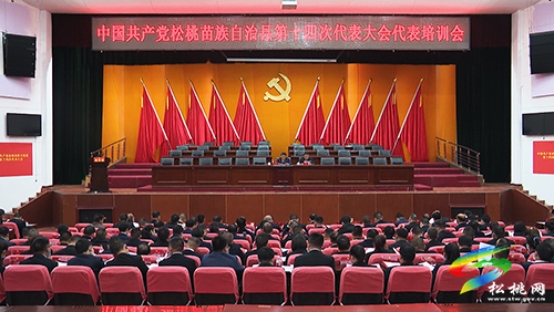 ​中國共產(chǎn)黨松桃苗族自治縣第十四次代表大會代表培訓(xùn)會召開