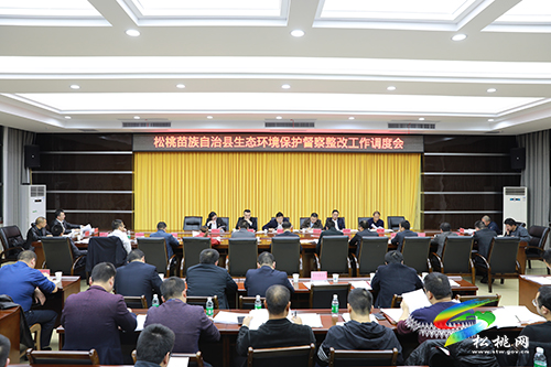 松桃苗族自治縣生態(tài)環(huán)境保護(hù)督察整改工作調(diào)度會(huì)召開