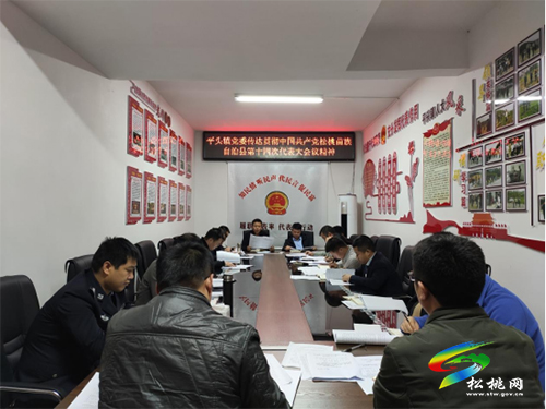 平頭鎮(zhèn)黨委傳達學習縣第十四次黨代會精神