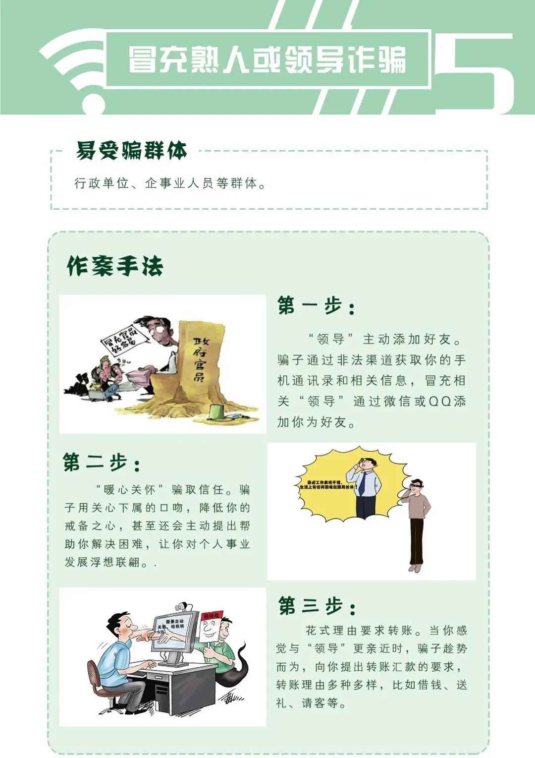 防范電信網(wǎng)絡(luò)詐騙宣傳手冊（五）