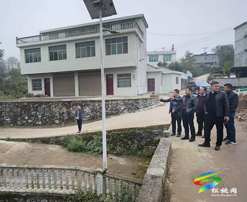 石敏到長(zhǎng)坪鄉(xiāng)開展巡河工作