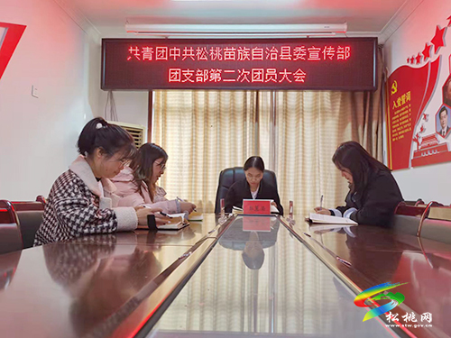 中國共產(chǎn)主義青年團(tuán)松桃苗族自治縣委宣傳部團(tuán)支部第二次團(tuán)員大會召開