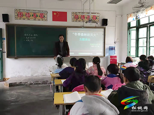 寨英鎮(zhèn)落滿完小開展冬季森林防火安全教育活動