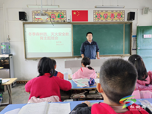 寨英鎮(zhèn)落滿完小開展冬季森林防火安全教育活動