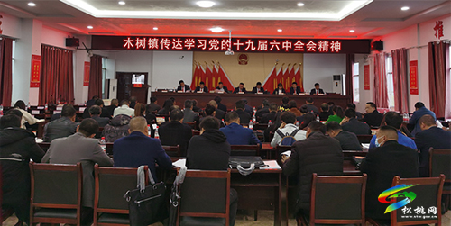 木樹鎮(zhèn)傳達(dá)學(xué)習(xí)黨的十九屆六中全會精神