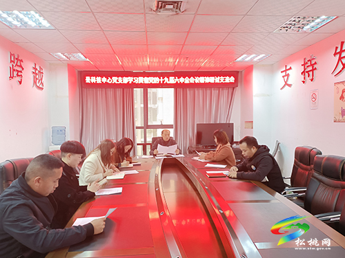 縣科技服務(wù)中心傳達(dá)學(xué)習(xí)十九屆六中全會(huì)精神