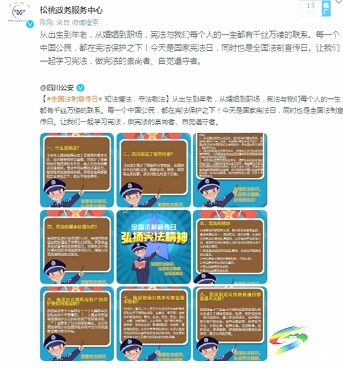 松桃政務(wù)服務(wù)中心積極開展法制宣傳 大力弘揚(yáng)憲法精神