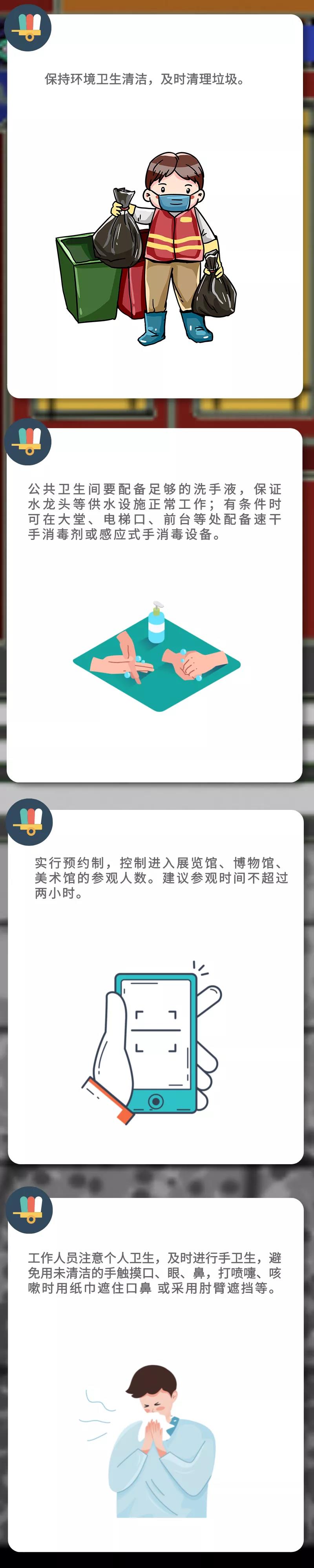 新冠肺炎疫情常態(tài)化防控防護指南之展覽館、博物館、美術(shù)館篇