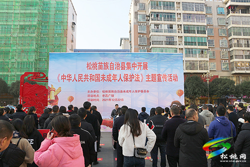 ​ 松桃集中開展《中華人民共和國(guó)未成年人保護(hù)法》主題宣傳活動(dòng)