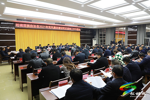 ​松桃苗族自治縣2021年黨風(fēng)廉政建設(shè)和反腐敗工作專題會(huì)召開