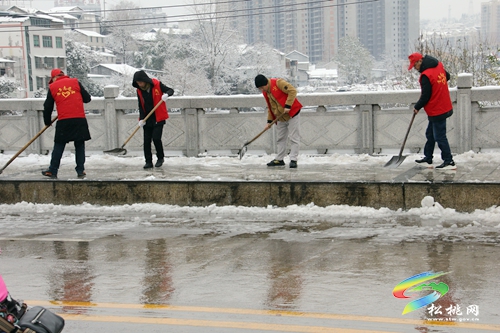 松桃公路管理段開展抗雪凝保暢通志愿服務(wù)活動