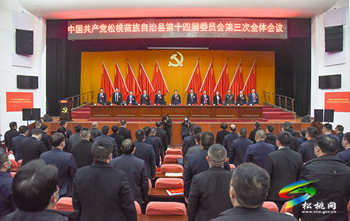 中國共產(chǎn)黨松桃苗族自治縣第十四屆委員會(huì)第三次全體會(huì)議勝利閉幕