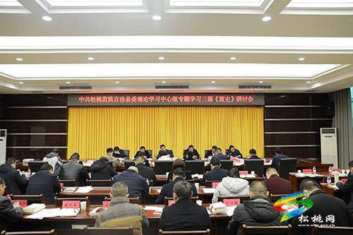 中共松桃苗族自治縣委理論學習中心組召開專題學習三部《簡史》研討會