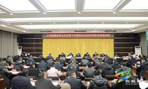 中共松桃苗族自治縣第十四屆委員會2022年第2次常委會議召開