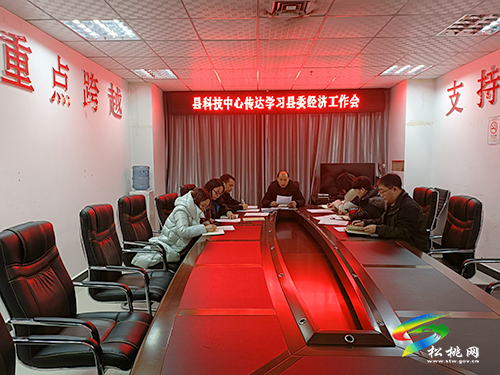 松桃科技中心傳達(dá)學(xué)習(xí)縣委經(jīng)濟(jì)工作會(huì)議精神