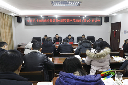 縣委宣傳部召開專題學習三部《簡史》研討會