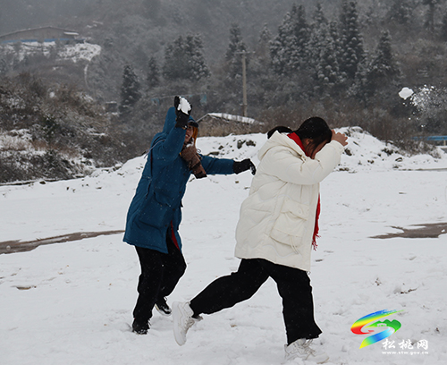 【新春走基層】松桃紅石林：雪景迎游客，歡樂過新春