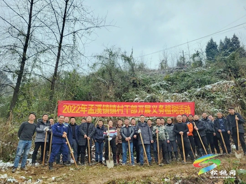 新年添新綠|孟溪鎮(zhèn)開展新春義務(wù)植樹活動