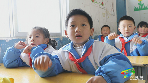 松桃新時(shí)代文明實(shí)踐中心志愿者為鄉(xiāng)村小學(xué)派送“開學(xué)第一單”