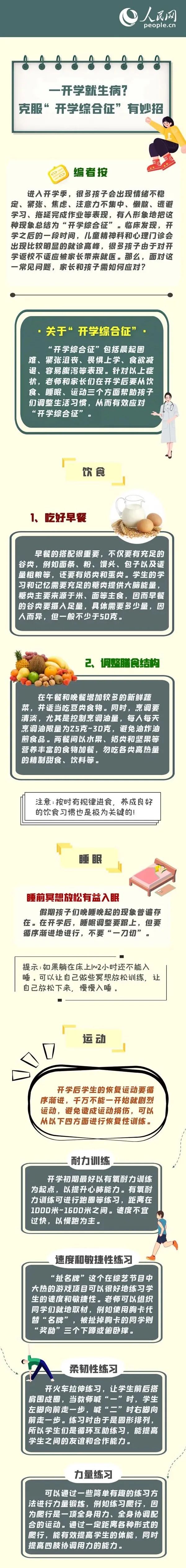一開學(xué)就生??？克服“開學(xué)綜合征”有妙招！