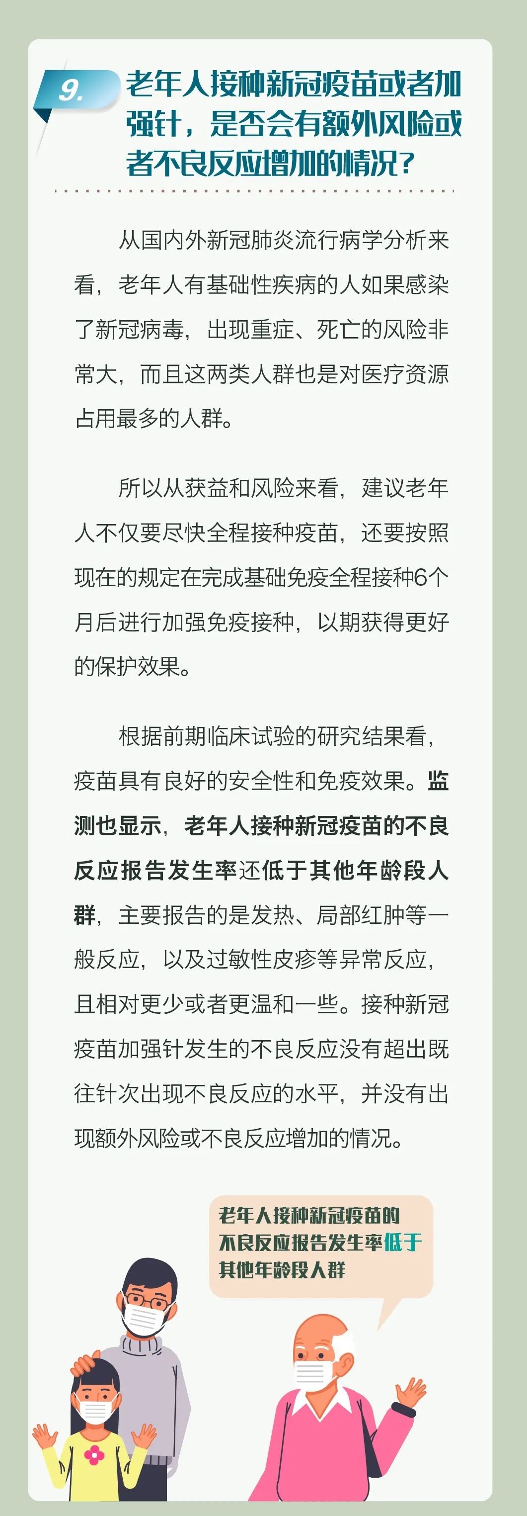 老年人新冠疫苗接種科普問答