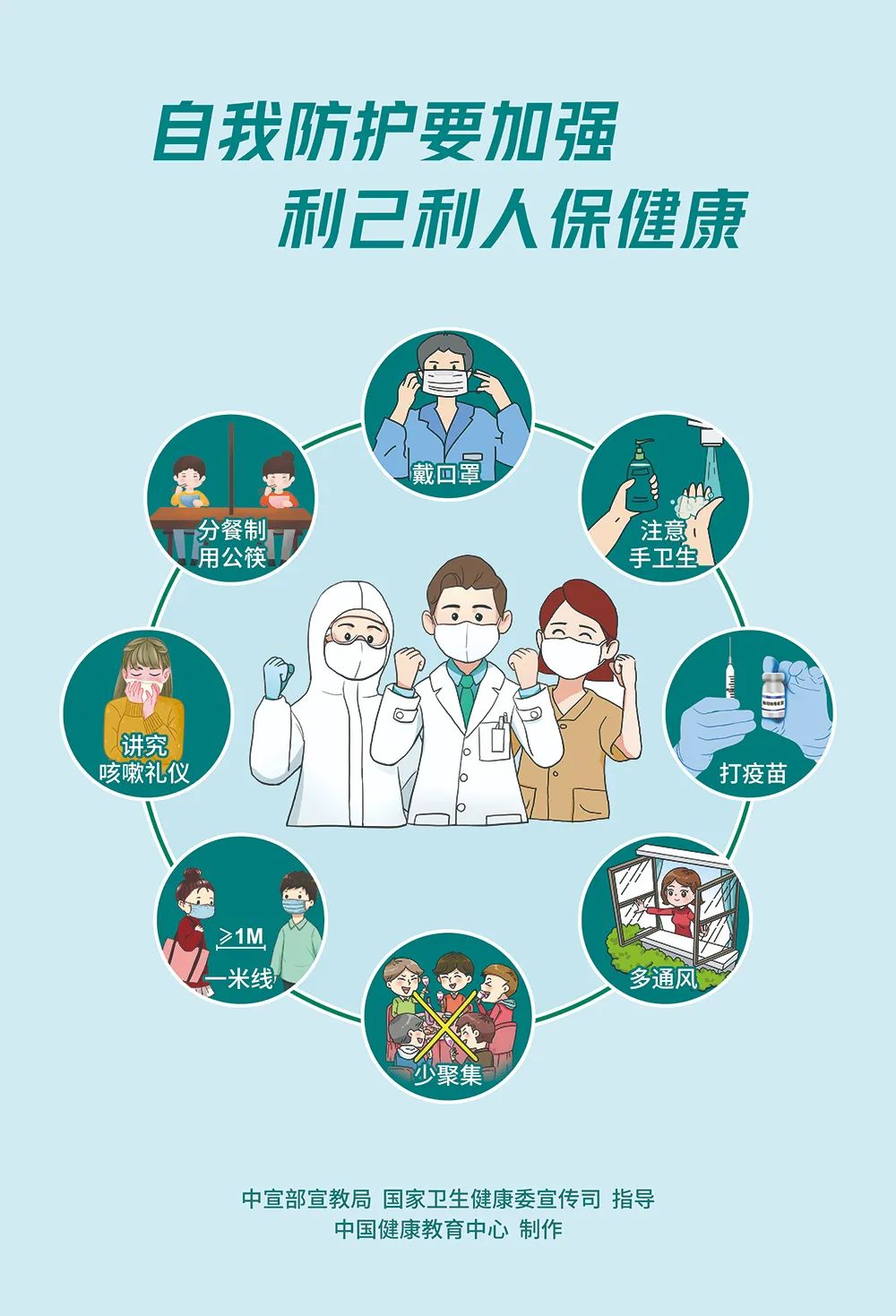科學防疫，堅持就是勝利！