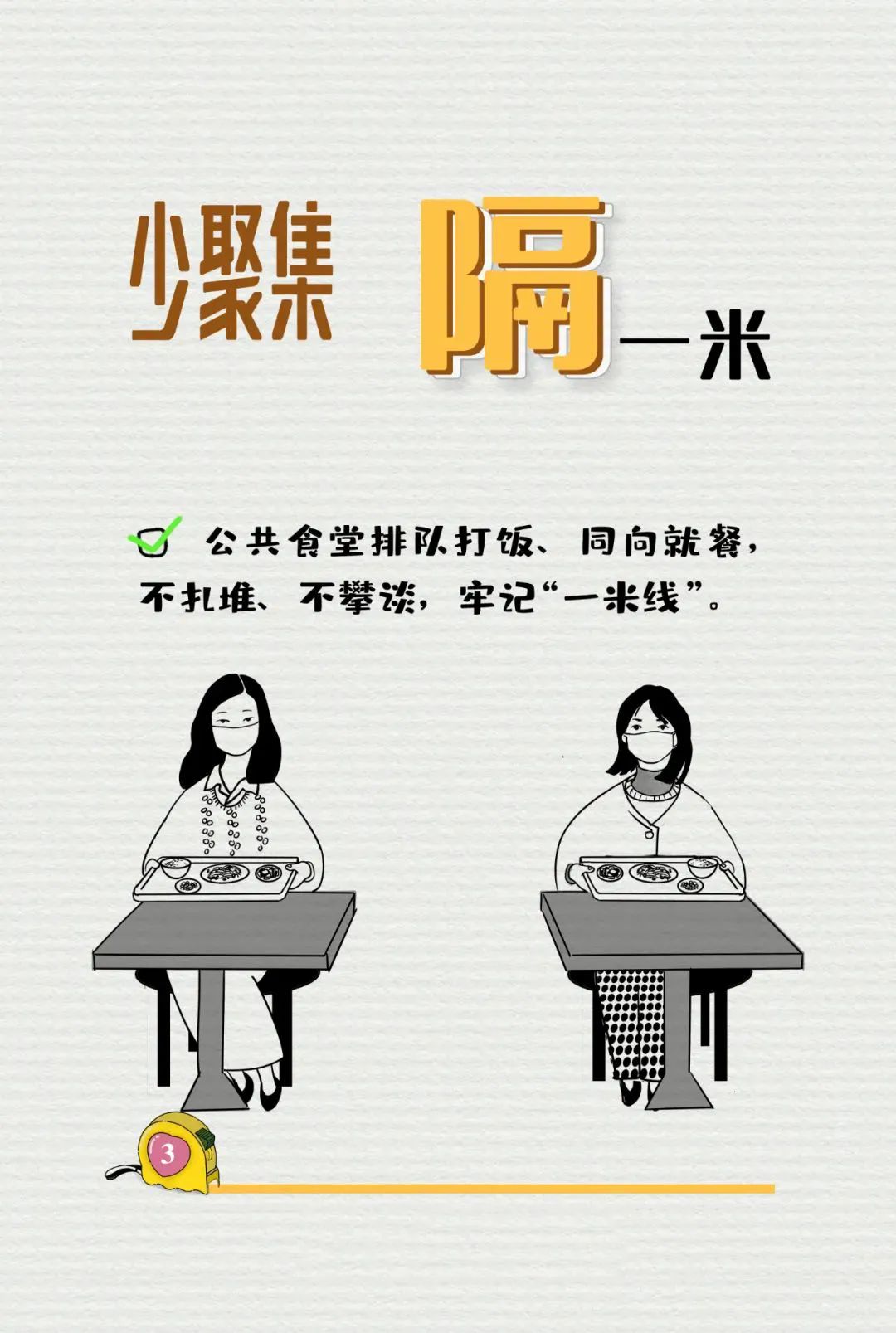保持一米以上社交距離，你做到了嗎？