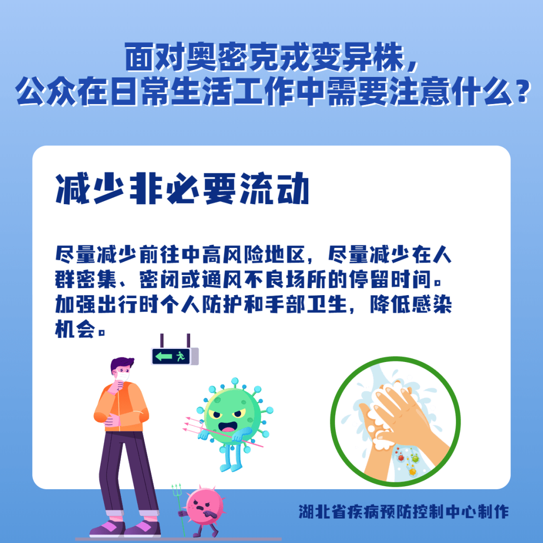 面對奧密克戎變異株，公眾在日常生活工作中需要注意什么？