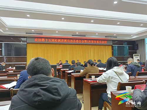 政協(xié)第十五屆松桃苗族自治縣委員會第一次常務(wù)委員會議召開