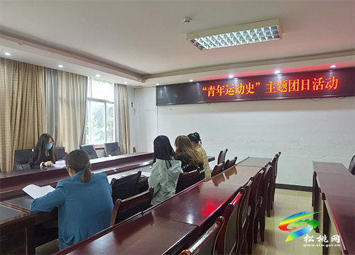 共青團松桃苗族自治縣委宣傳部團支部開展“青年運動史”主題團日活動
