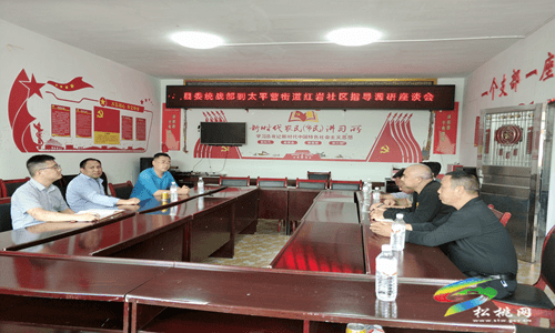 縣委統(tǒng)戰(zhàn)部到太平營街道調(diào)研新的社會階層人士工作