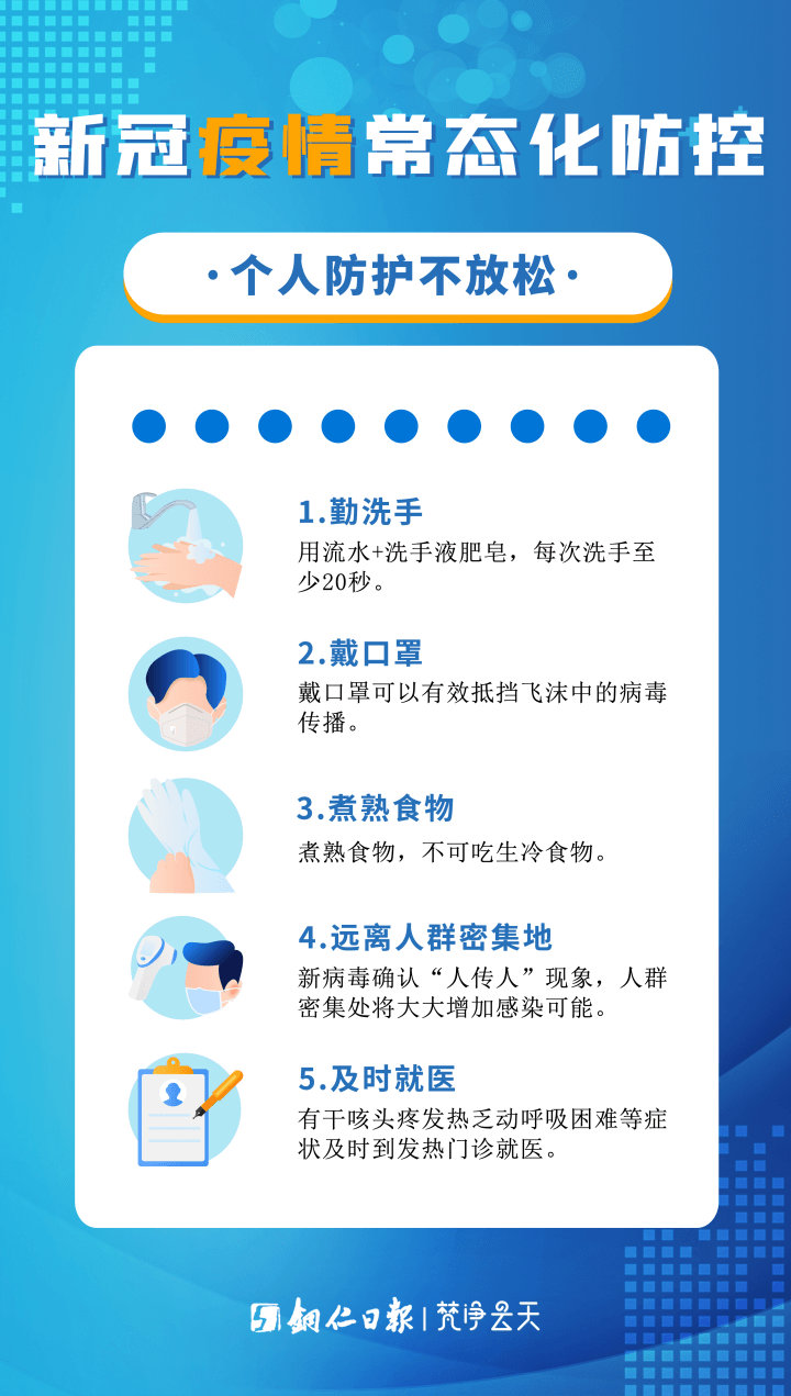 個(gè)人防護(hù)不放松