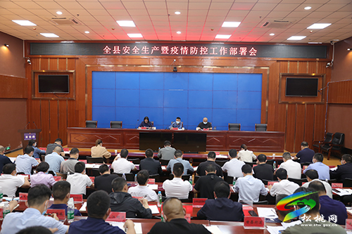 松桃收聽收看全市疫情防控電視電話會(huì)議并召開全縣安全生產(chǎn)暨疫情防控工作部署會(huì)
