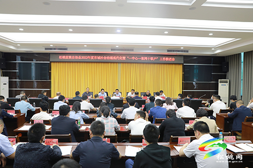 全縣2022年度市域社會(huì)治理現(xiàn)代化暨“一中心一張網(wǎng)十聯(lián)戶”工作推進(jìn)會(huì)召開