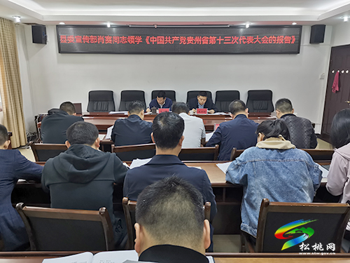 【貫徹黨代會(huì)　喜迎二十大】縣委宣傳部召開黨史學(xué)習(xí)教育暨學(xué)習(xí)貫徹省第十三次黨代會(huì)精神專題學(xué)習(xí)研討會(huì)
