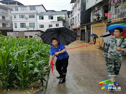 防汛抗洪線上水務擔當——松桃水務系統(tǒng)干部防汛抗洪工作紀實