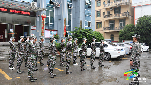 甘龍鎮(zhèn)召開2022年度民兵點驗大會