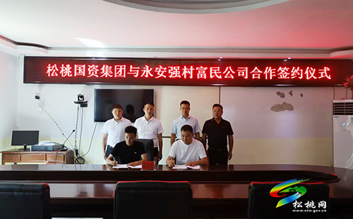 永安鄉(xiāng)強村富民公司與縣國資集團舉行合作簽約儀式