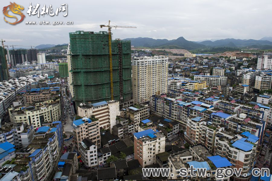 松桃縣城建設掠影