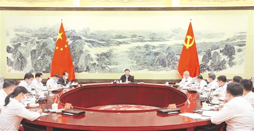 習(xí)近平在同團(tuán)中央新一屆領(lǐng)導(dǎo)班子成員集體談話時強(qiáng)調(diào) 切實肩負(fù)起新時代新征程黨賦予的使命任務(wù) 充分激發(fā)廣大青年在中國式現(xiàn)代化建設(shè)中挺膺擔(dān)當(dāng) 蔡奇出席