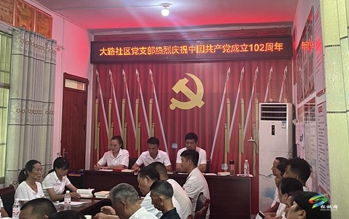 大路鎮(zhèn)大路社區(qū)開(kāi)展“七一”主題黨日系列活動(dòng)