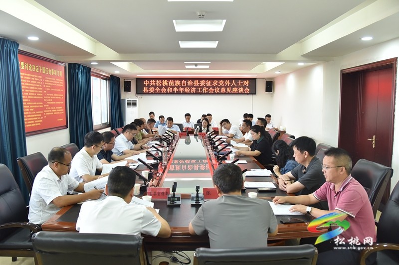 縣委全會(huì)和半年經(jīng)濟(jì)工作會(huì)議征求黨外人士意見(jiàn)