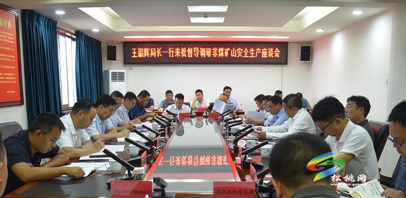 國家礦山安全監(jiān)察局貴州局來松督導(dǎo)調(diào)研非煤礦山安全生產(chǎn)工作