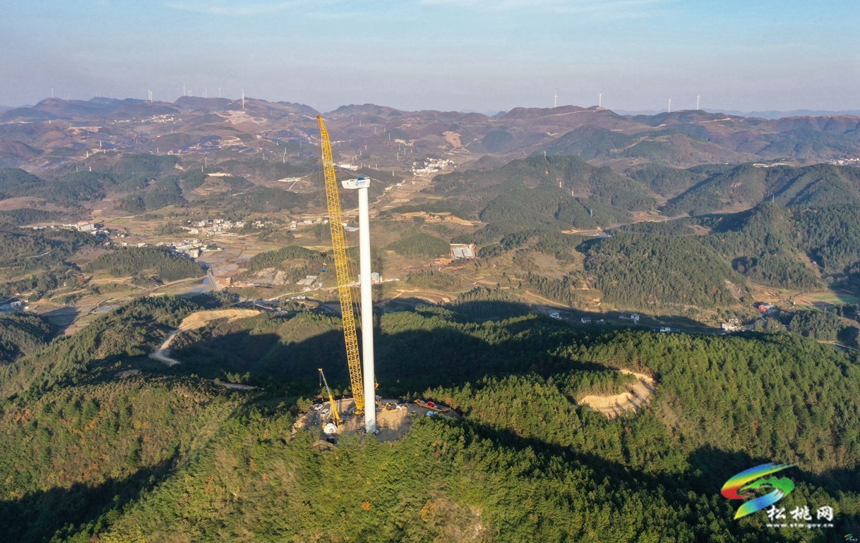 松桃：風電光電項目建設忙