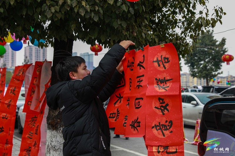 松桃開(kāi)展2024年“迎新春·送祝?！毙聲r(shí)代文明實(shí)踐志愿服務(wù)集中示范活動(dòng)