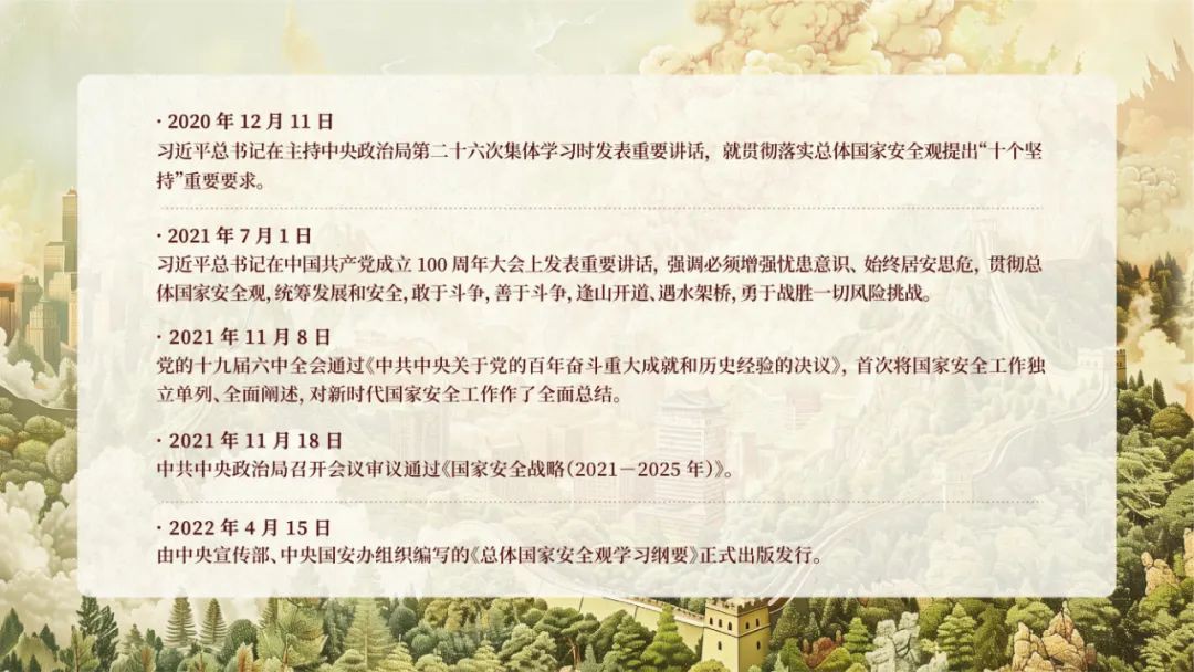4·15 全民國家安全教育日丨總體國家安全觀宣傳手冊