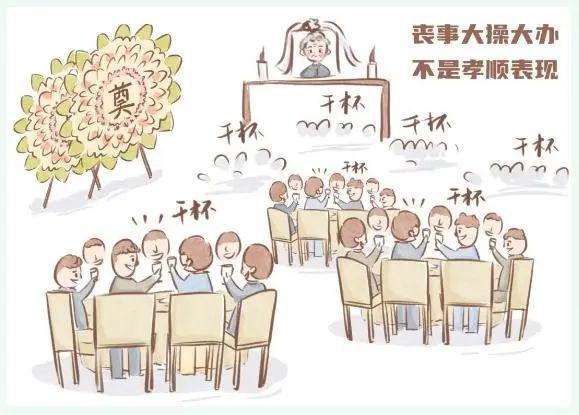 倡樹(shù)文明殯葬新風(fēng) 漫畫(huà)帶您敲重點(diǎn)